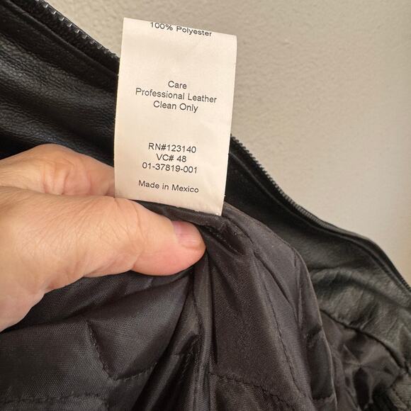 Bradford Exchange James Meger Spirits Of The Pack Leather Bomber Jacket XL - Picture 7 of 8